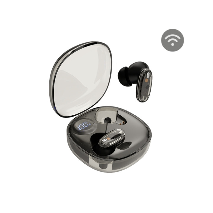 Mars Gaming MHIB2 Auriculares Bluetooth 5.4 - Microfono Integrado - Autonomia hasta 7h - Indicador LED - Semitransparente - 60x