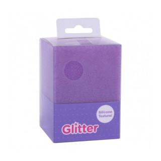Apli Cubilete de Silicona Portalapices Glitter Collection - Tacto Suave - Resistente y Flexible - Facil de Limpiar - Versatil p
