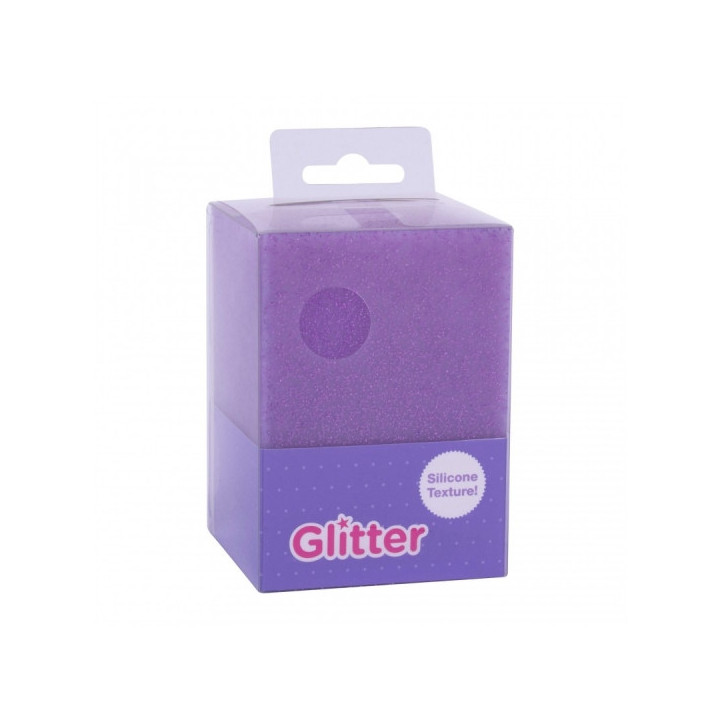 Apli Cubilete de Silicona Portalapices Glitter Collection - Tacto Suave - Resistente y Flexible - Facil de Limpiar - Versatil p