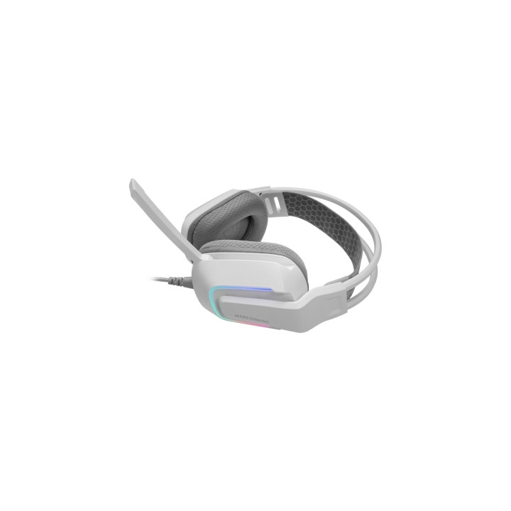 Mars Gaming MH-STRIKE Auriculares Gaming - Cable de 190cm - Almohadillas Air Transpirables - Controles Integrados - Microfono P