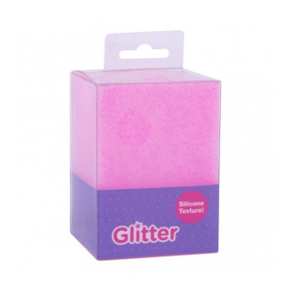 Apli Cubilete de Silicona Portalapices Glitter Collection - Tacto Suave - Resistente y Flexible - Facil de Limpiar - Versatil p