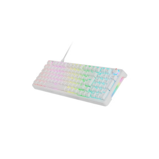 Mars Gaming MKPRO Teclado Completo Hibrido H-Mech - Switch SKN Azul - Disposicion QWERTY ES - Iluminacion RGB Chroma - 385x140x