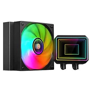 Mars Gaming ML-TWO120 Kit de Refrigeracion Liquida - Potencia 300W - Iluminacion ARGB Infinity Mirror - Bomba Opti-Chamber - Co