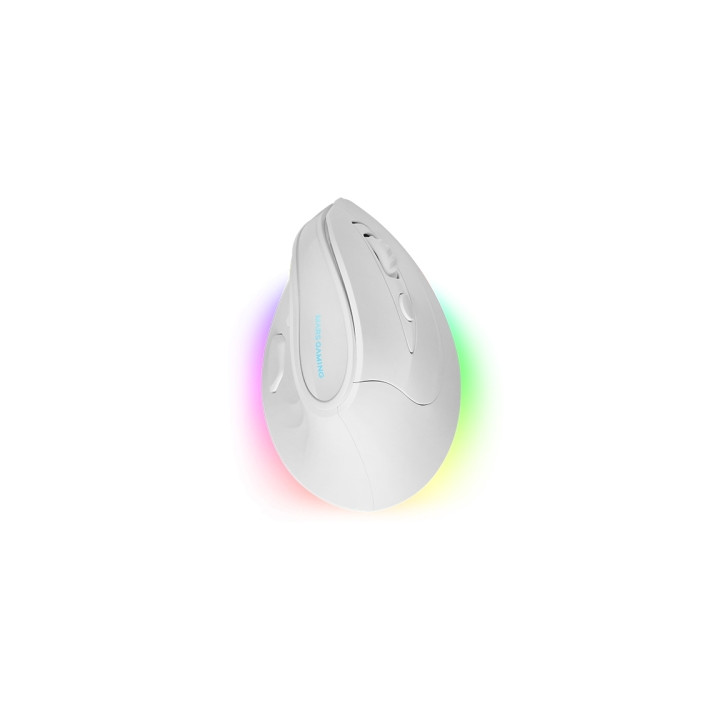 Mars Gaming MM-SK Raton Gaming Inalambrico Vertical para Diestros - Sensor 8400dpi - Bluetooth 5.1 - RF 2.4Ghz - Switches HUANO