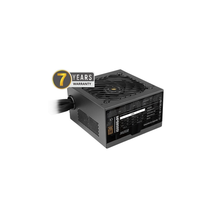Mars Gaming MPB850SI Fuente de Alimentacion ATX de 850W - 80 Plus Bronze - Ventilador de 12cm - 12dB - 150x145x85mm - Color Neg