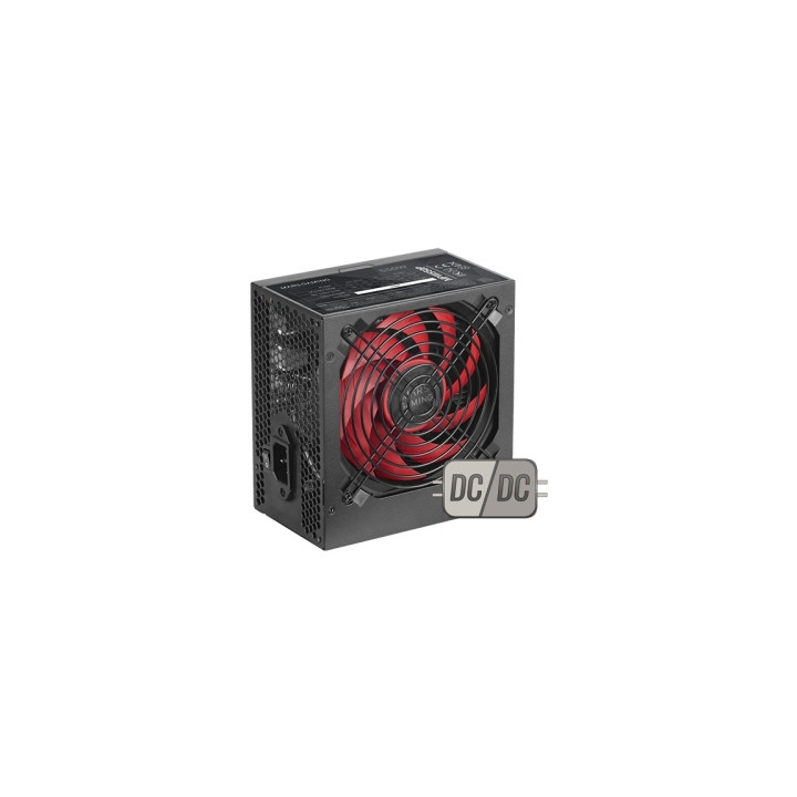 Mars Gaming MPIII550P Fuente de Alimentacion ATX de 550W - Ventilador de 12cm - Silencioso con Tecnologia AI-RPM - 14dB - Color