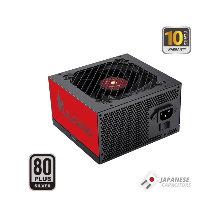 Mars Gaming MPVU750SI Fuente de Alimentacion ATX de 750W - 80 Plus Silver - Ventilador de 12cm - 14dB - 150x145x85mm - Color Ne