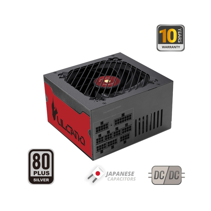 Mars Gaming MPVU750SIM Fuente de Alimentacion ATX de 750W - 80 Plus Silver - Modular - 14dB - 150x160x85mm - Color Negro