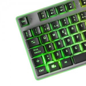Mars gaming mk220 teclado gaming h-mech frgb antighosting portugués