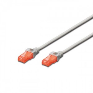 Ewent ew-6u-010 cable de red gris 1 m cat6 u/utp (utp)