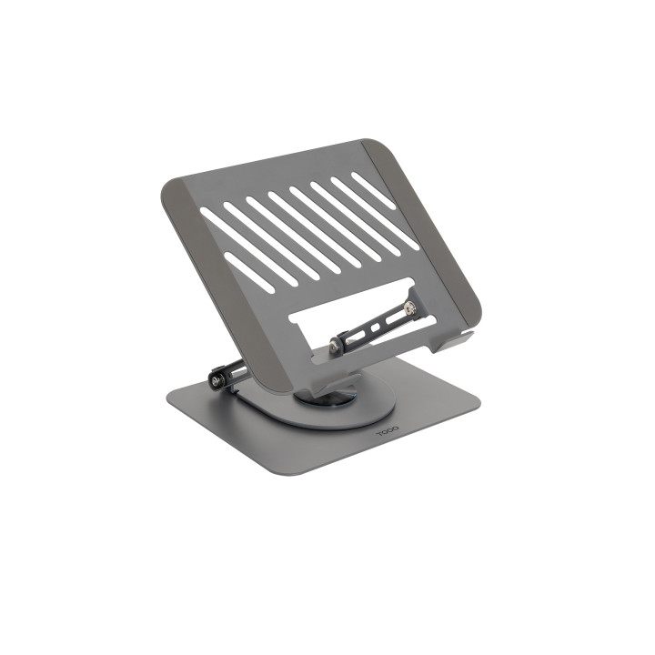 Tooq PH-DAFNE-G Soporte de Sobremesa para Portatil - De 11" a 17" - Acero - Rotacion 360 - Plegable y Portatil - Estable y Anti