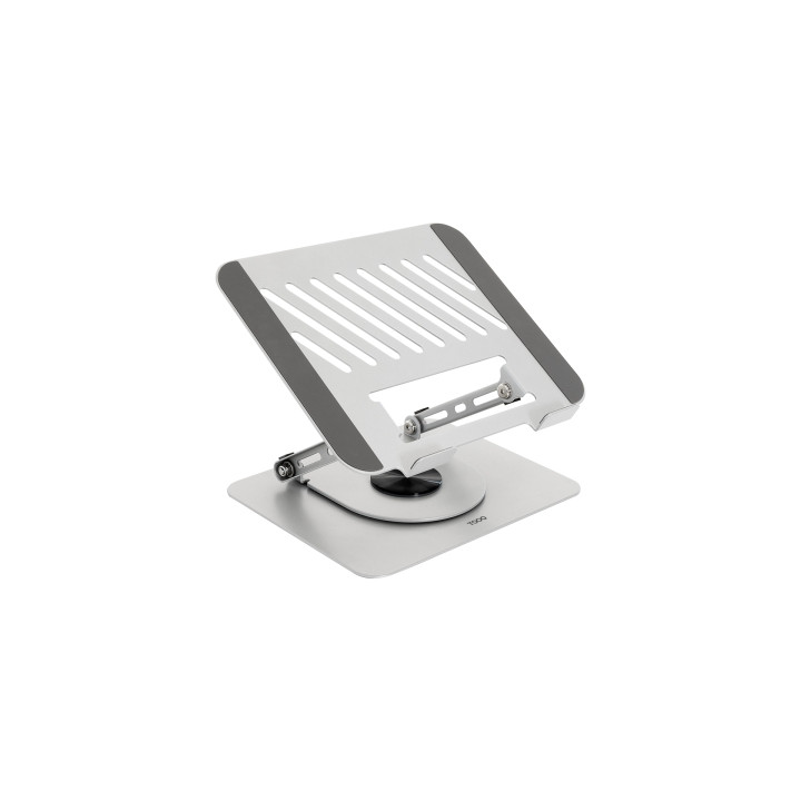 Tooq PH-DAFNE-S Soporte de Sobremesa para Portatil - De 11" a 17" - Acero - Rotacion 360 - Plegable y Portatil - Estable y Anti