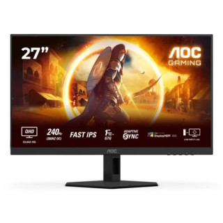 AOC Q27G4ZR Monitor 27" FastIPS QHD 240Hz/260Hz HDR400 - Respuesta 1ms - Ajustable en Altura