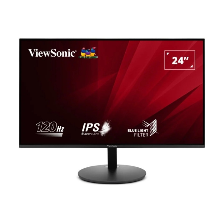 Viewsonic Monitor 23.8" LED IPS FullHD 120Hz - Respuesta 5ms - HDMI - VESA 75x75mm - Color Negro