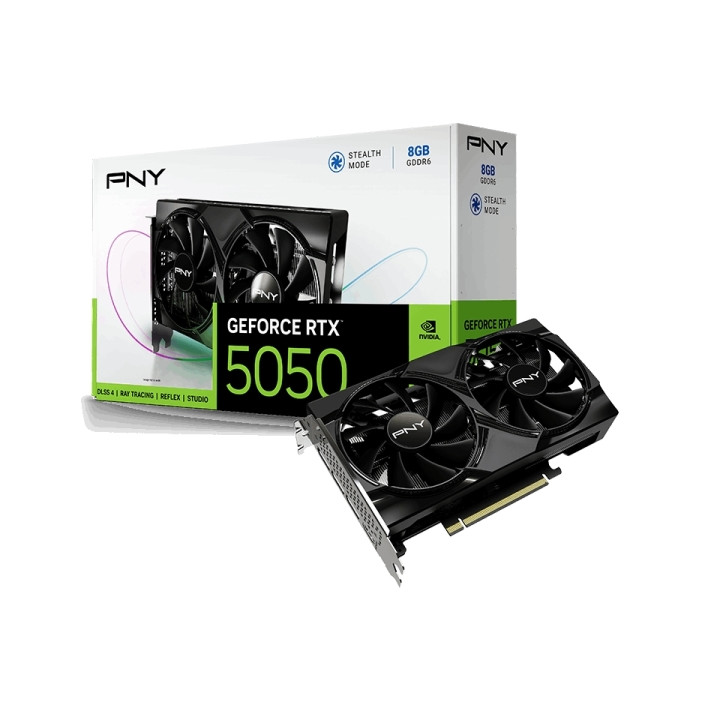 PNY GeForce RTX 5050 Tarjeta Grafica 8GB GDDR6 Dual Fan