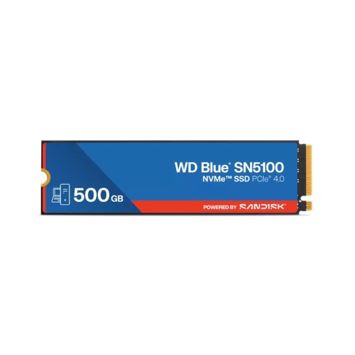 WD Blue SN5100 Disco Duro Solido SSD 500GB M2 PCI Express 4.0 NVMe Gen4 3D NAMD