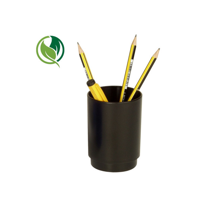 Portalápices sostenible reciclado y reciclable medida exterior: 70x100 mm. color negro archivo 2000 790 ne