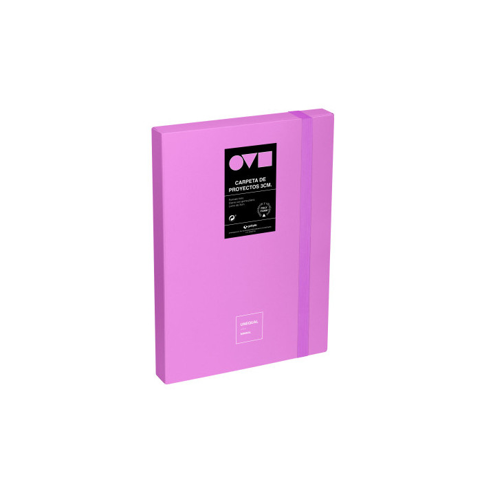 Caja de proyectos 3cm en polyfoam unequal minimal lavanda grafoplas 91271069