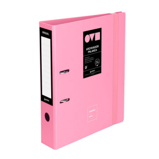 Archivador a4 65mm en polyfoam unequal minimal rosa grafoplas 17262853