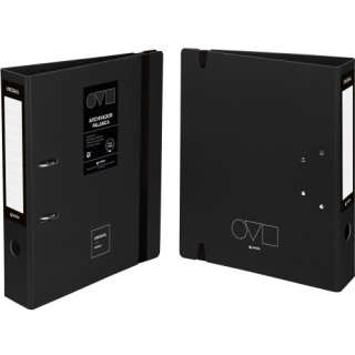 Archivador a4 65mm en polyfoam unequal minimal negro grafoplas 17262810