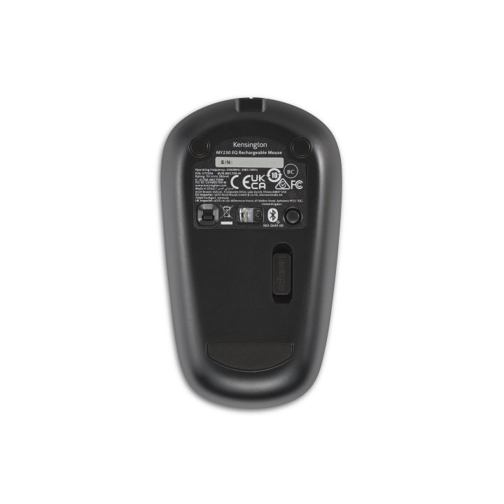 Ratón óptico recargable my230 eq color negro kensington k75304ww