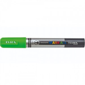 Marcador permanente mark all verde neón 2 mm lyra groove l6820371