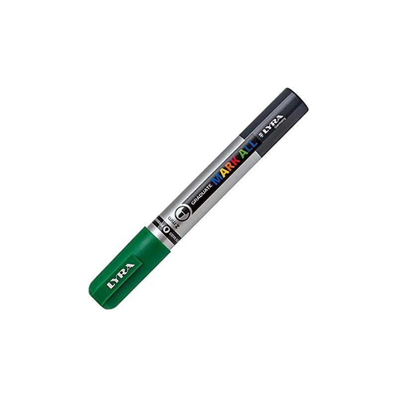 Marcador permanente mark all verde esmeralda 2 mm lyra groove l6820063 Marcador permanente mark all verde esmeralda 2 mm lyra groove l6820063
