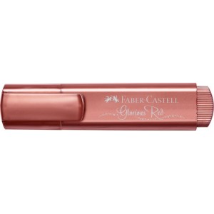 Faber-castell textliner 46 marcador 1 pieza(s) rojo metalizado