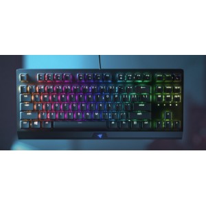 Teclado razer blackwidow v3 tenkeyless yellow switch (español) (rz03-03492300-r311)