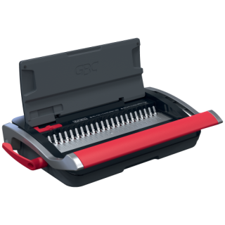 Encuadernadora canutillo cb15 color negro / plateado gbc 4410061