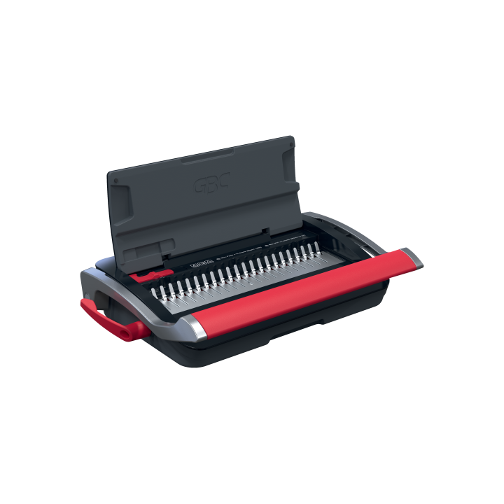 Encuadernadora canutillo cb15 color negro / plateado gbc 4410061