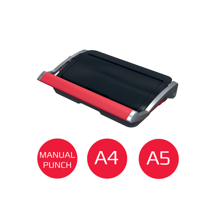 Encuadernadora canutillo cb15 color negro / plateado gbc 4410061