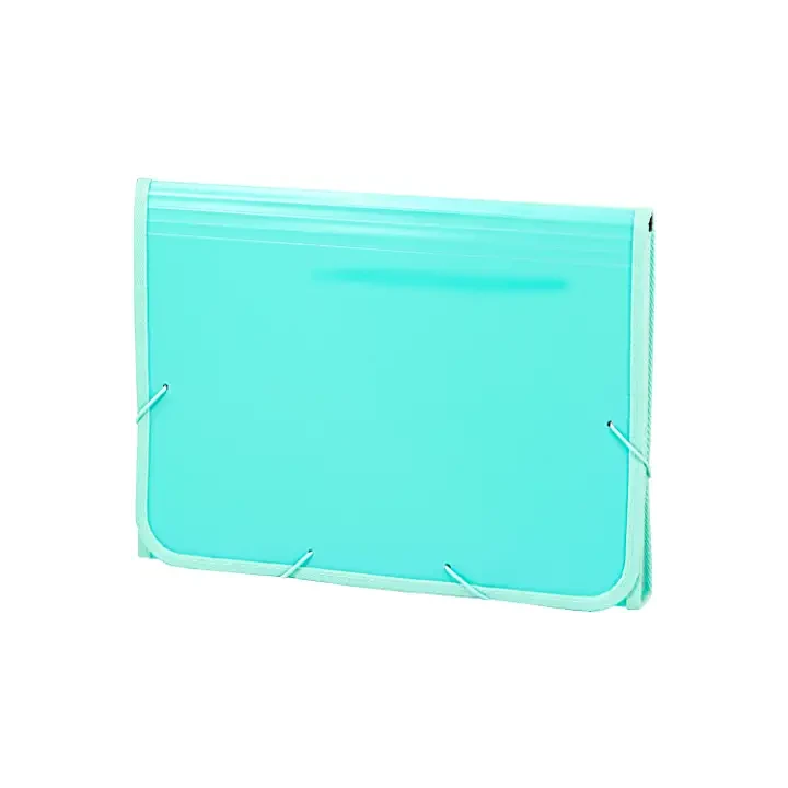 Acordeon polipropileno soft folio 13 departamentos ribete goma menta carchivo 19260017