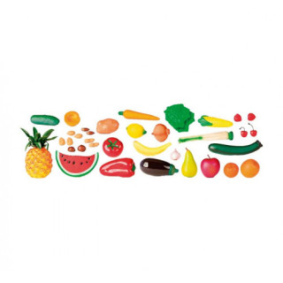Juego frutas hortalizas y frutos secos 35 piezas miniland 30811