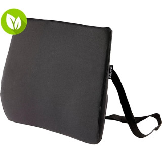 Fellowes Comfort Breyta Respaldo Lumbar - Espuma con Contenido Reciclado - Correa Ajustable - Funda de Tejido de Poliester 100%