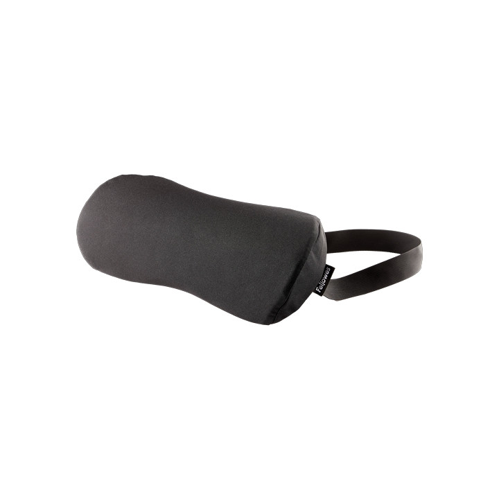 Fellowes Comfort Breyta Cojin Lumbar - Espuma con Contenido Reciclado - Correa Ajustable - Funda de Tejido de Poliester 100% Re