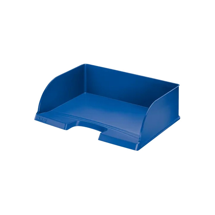 Leitz Plus Jumbo Bandeja Portadocumentos de Gran Capacidad - Acceso Apaisado - Hasta 10uds Apilables - Color Azul