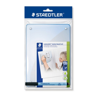 Staedtler Lumocolor 641 Lamina para Notas Flexible con Rotulador - Tamaño 210x148mm - Autoadhesivo - Limpieza en Seco