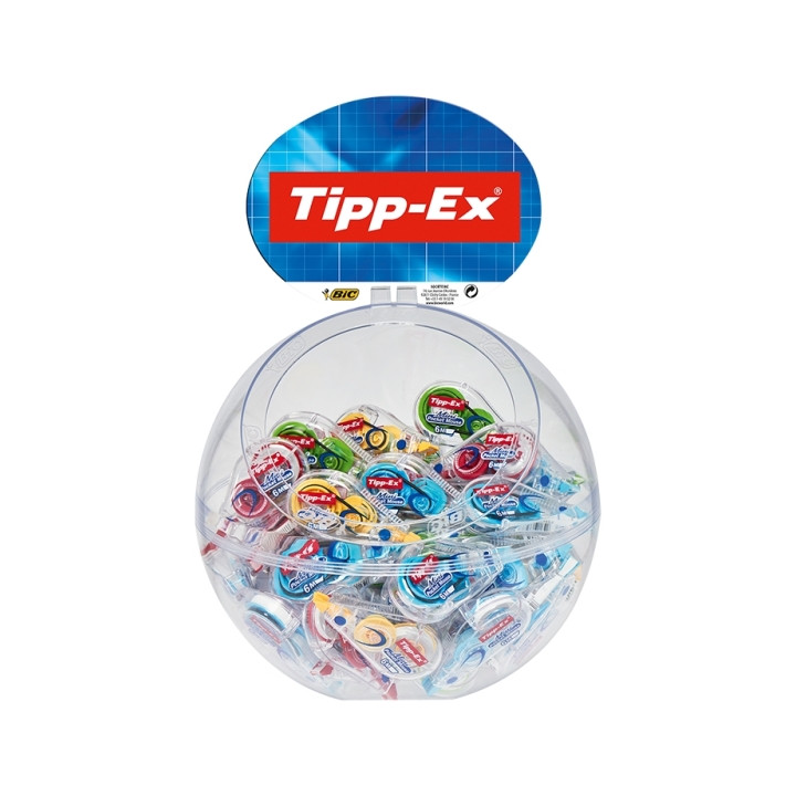 Tipp-Ex Mini Pocket Mouse Fashion Expositor con 40 Cintas Correctoras 5mm x 6m - Resistente - Escritura Instantanea