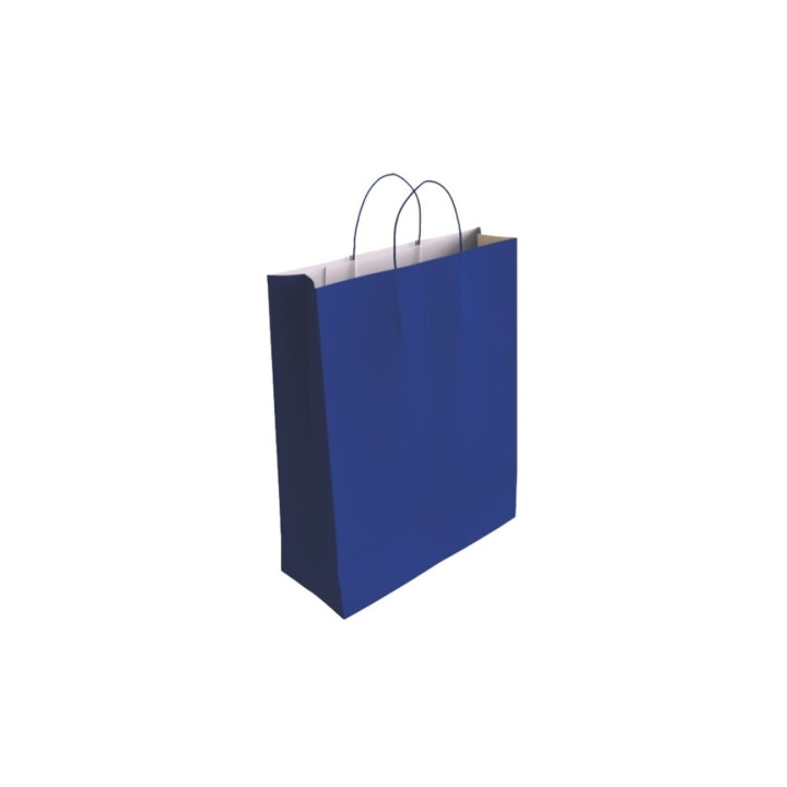 Bismark Bolsa de Papel Celulosa - Medidas 40x14x32cm - Color Azul