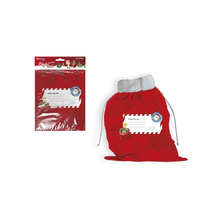Bismark Saco Grande para Regalos Papa Noel 50x70cm - Espacio para Personalizar