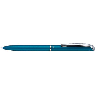 Pentel Energel High Class Boligrafo de Tinta Gel 0.7mm - Trazo 0.35mm - Recargable - Cuerpo Metalico - Color Azul Claro