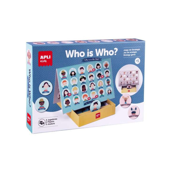 Apli Juego Quien es Quien - Tablero de 28 x 96 cm