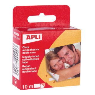 Apli Dispensador Doble Cara 12x10 - Facil Extraccion - Resistente y Duradero - Adhesion Instantanea - para Reparaciones y Traba