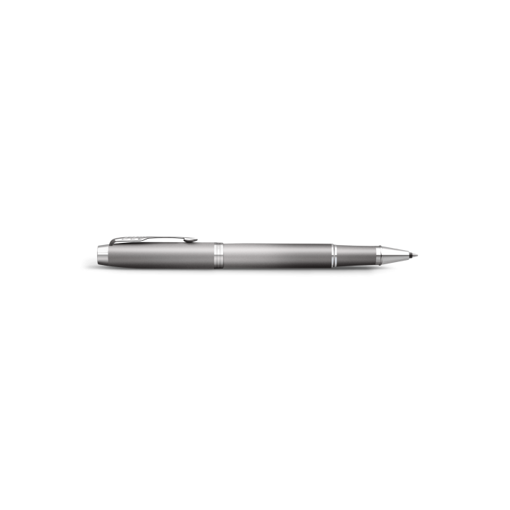 Boligrafo roller acabado gris punta fina + estuche regalo parker 2203897