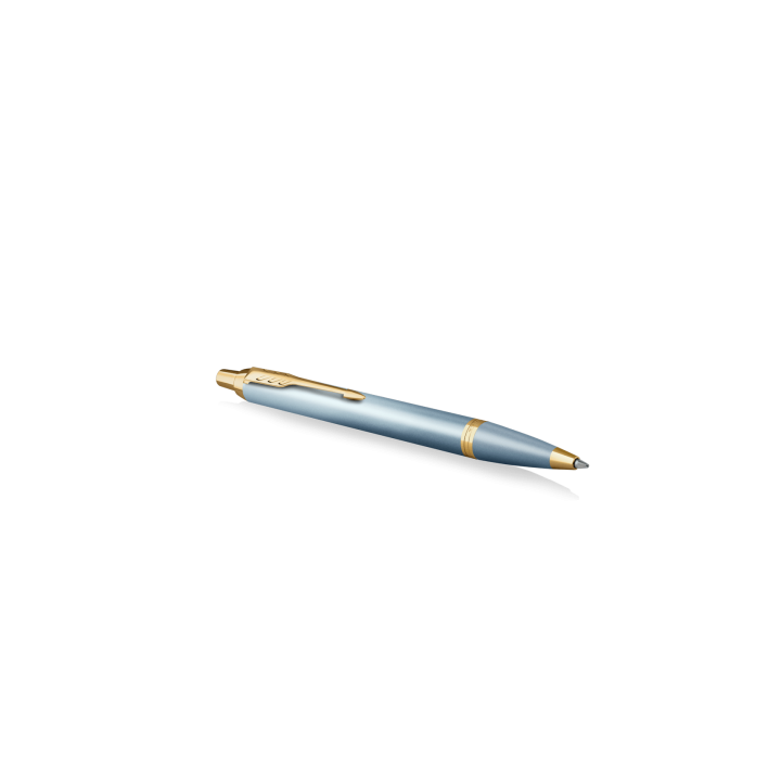 Boligrafo roller acabado verde punta media + estuche regalo parker 2203894