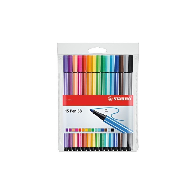 Estuche like-you 15 pen68 stabilo 6815-2 Estuche like-you 15 pen68 stabilo 6815-2