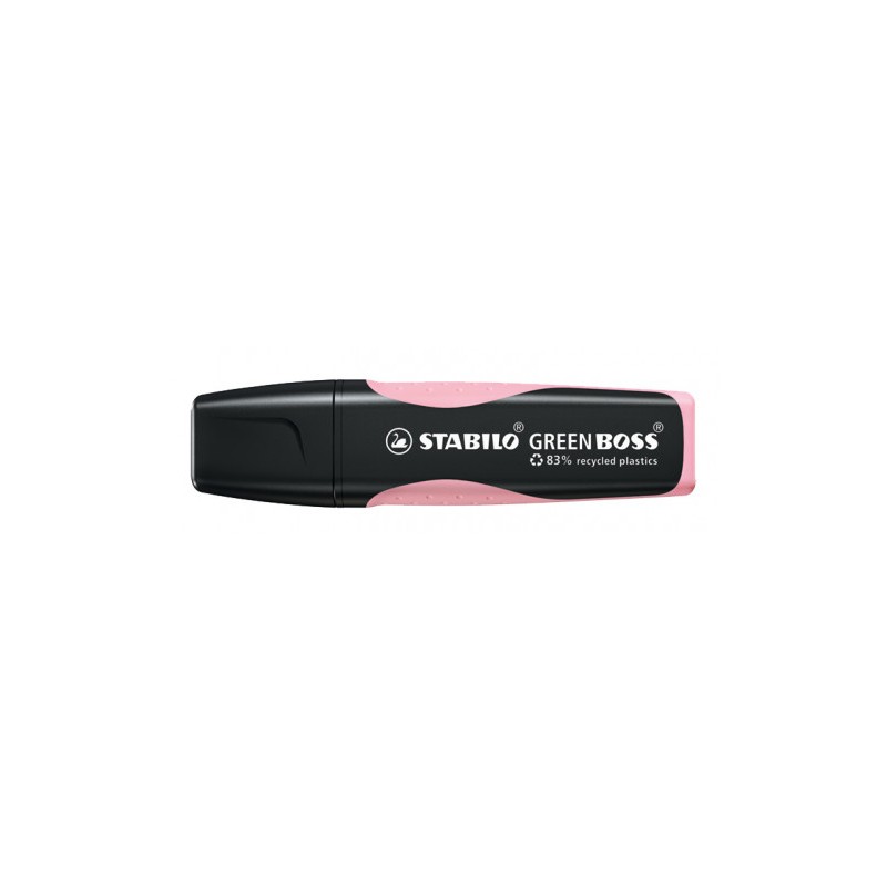Marcador fluorescente green boss pastel rubor rosa stabilo 6070/129 Marcador fluorescente green boss pastel rubor rosa stabilo 6070/129