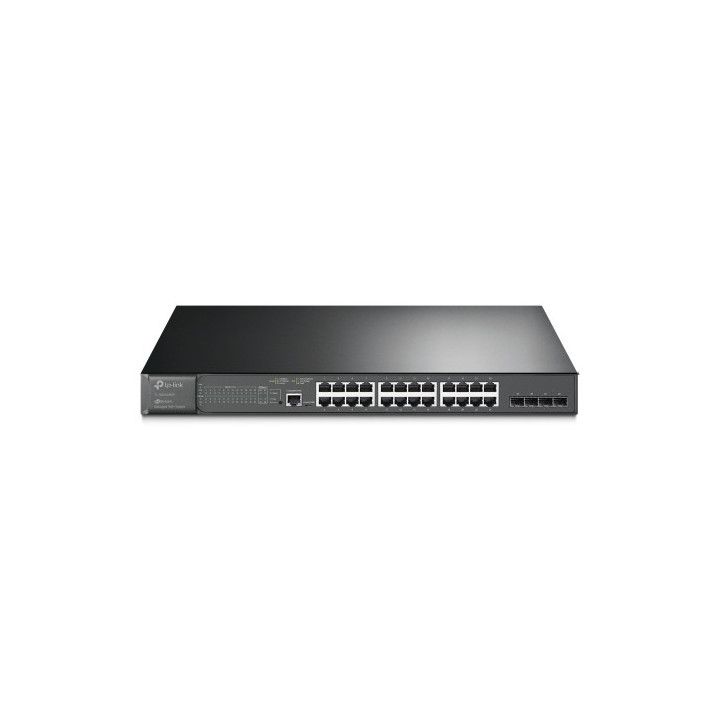 Tp-link 24 puertos poe + compatibles con 802.3at / af