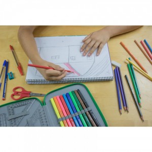 Estuche plumier 2 pisos alpino ua000113